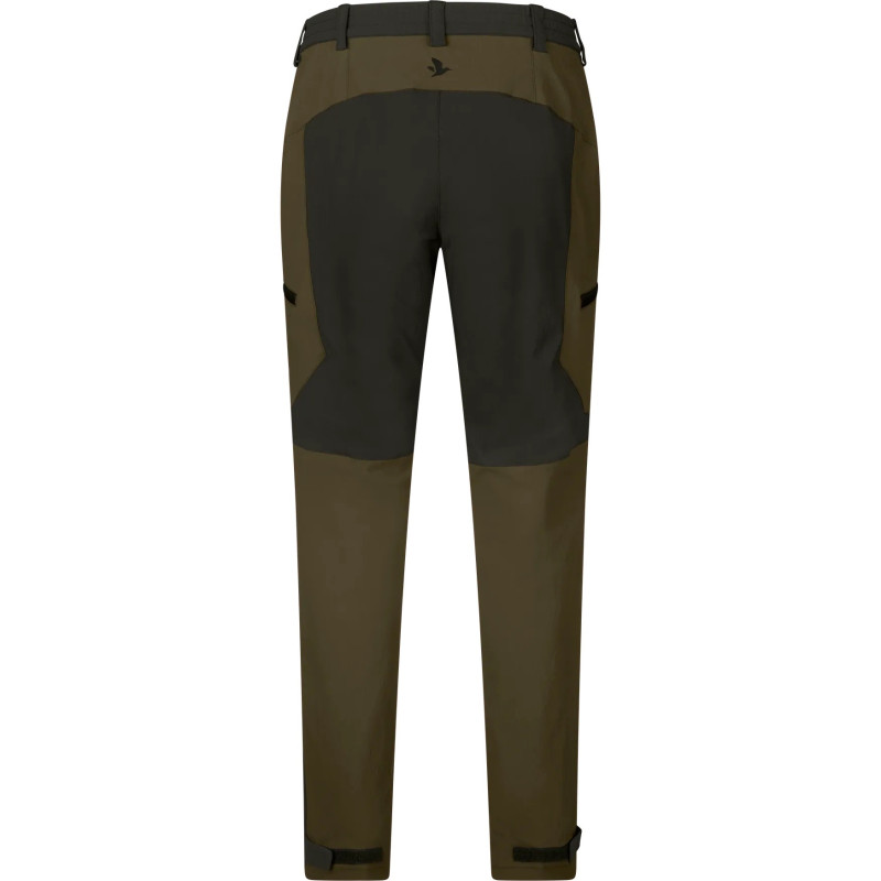 Women Trousers SEELAND Larch stretch (Grizzly brown/Duffel green)