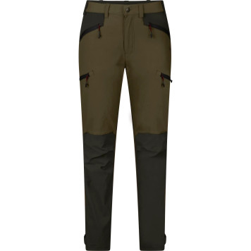 Women Trousers SEELAND Larch stretch (Grizzly brown/Duffel green)