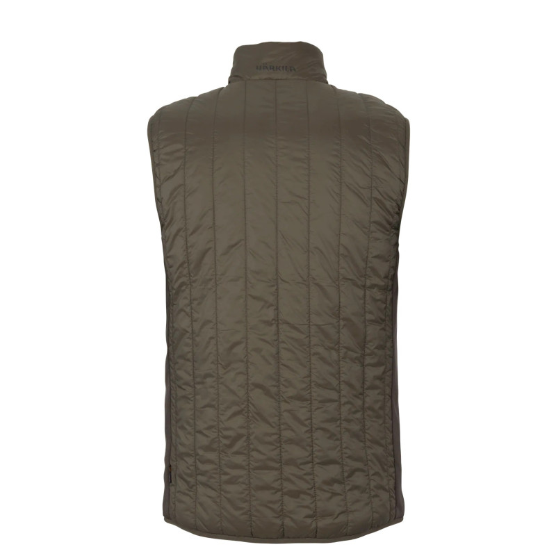 Waistcoat HARKILA Heat Insulated (Willow green/Shadow brown)