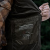 Waistcoat HARKILA Heat Insulated (Willow green/Shadow brown)