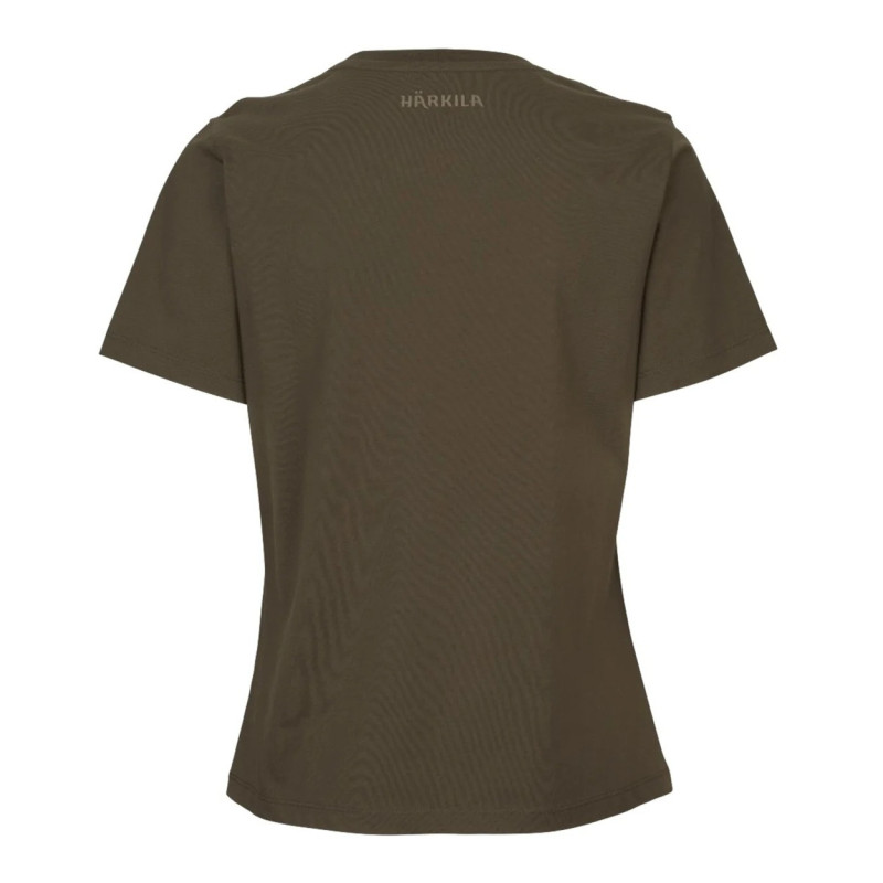 Women T-Shirt HARKILA Wildboar S/S (Willow green)