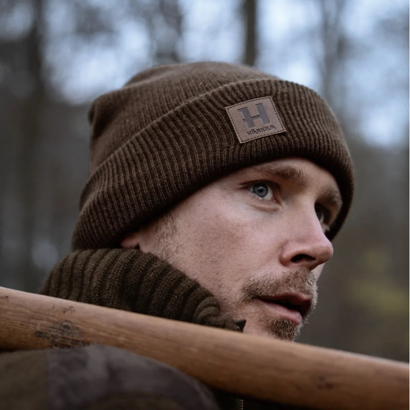 Kepurė HARKILA Annaboda WSP knit (Demitasse brown)