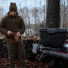Knit HARKILA Annaboda WSP half zip (Demitasse brown)