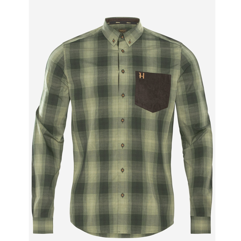 Shirt HARKILA Akkan (Duffel green)