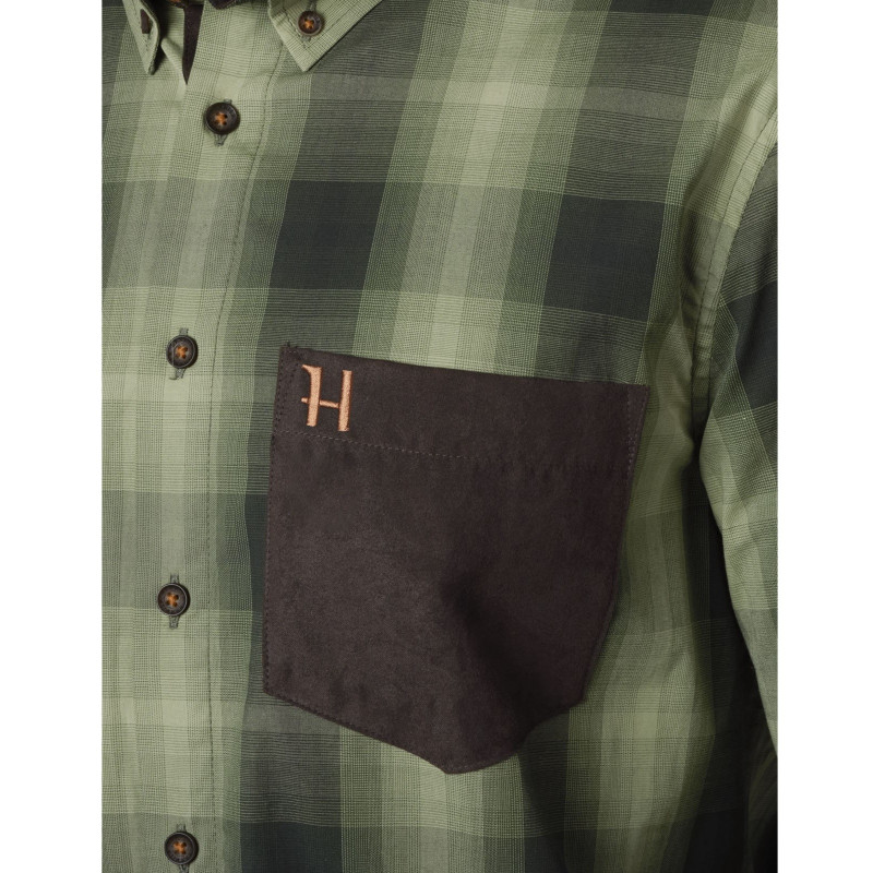 Shirt HARKILA Akkan (Duffel green)