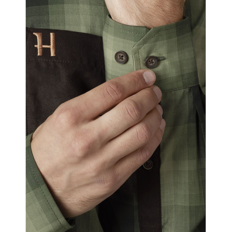 Shirt HARKILA Akkan (Duffel green)