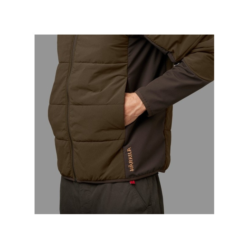 Striukė HARKILA Insulated Midlayer (Hunting green/Shadow brown)