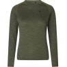 Women t-shirt SEELAND Active L/S (Pine green)