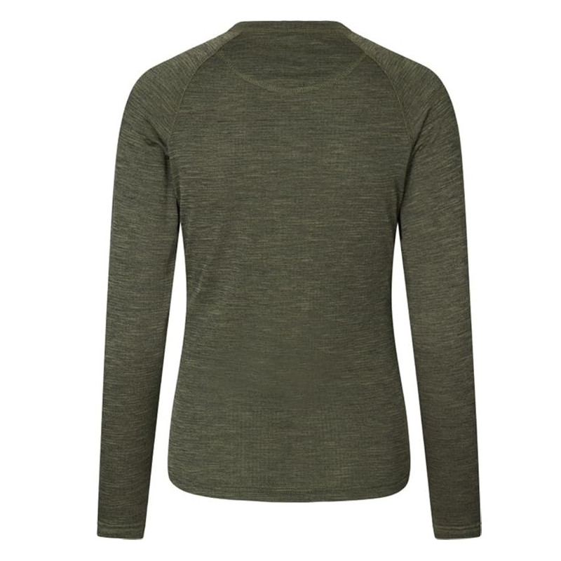 Women t-shirt SEELAND Active L/S (Pine green)
