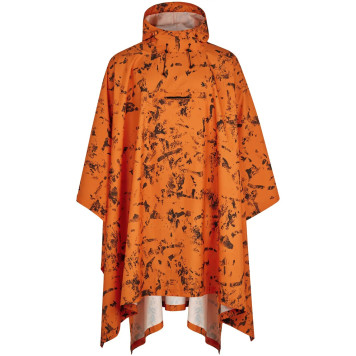Pončas SEELEND Taxus Camo (Orange blaze)