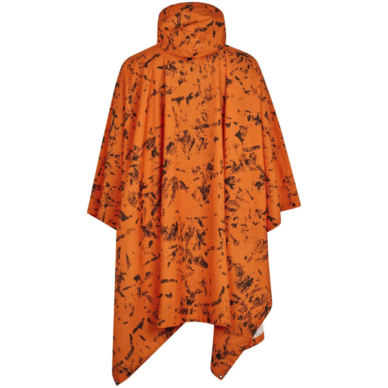 Pončas SEELEND Taxus Camo (Orange blaze)