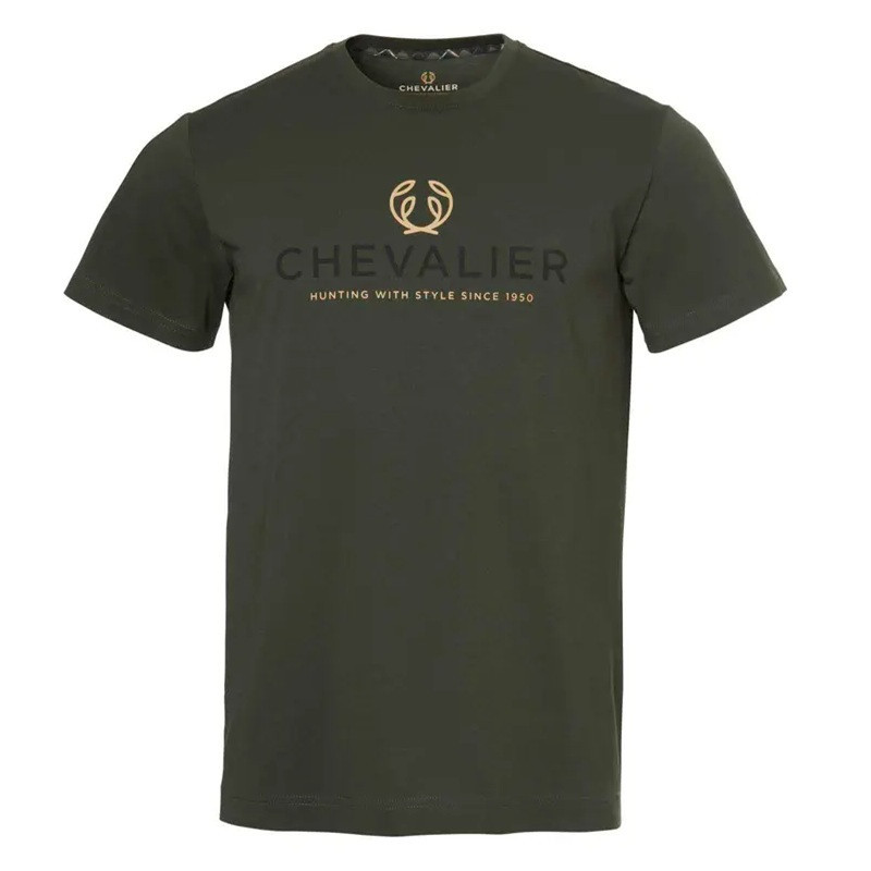 Marškinėliai CHEVALIER Logo Men (Forest green)