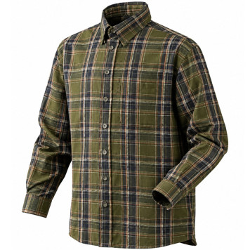 Kids shirt SEELAND Edwin (Shaded olive check)