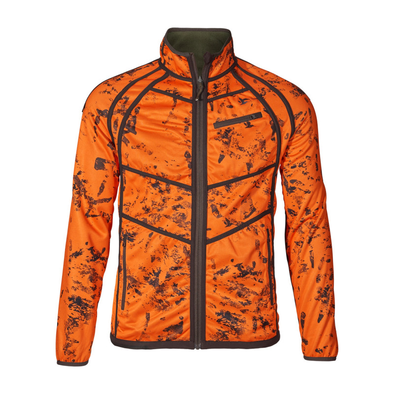 Dvipusis Džemperis SEELAND Rogue Solid Reversible (Pine Green/InVis Orange Blaze)