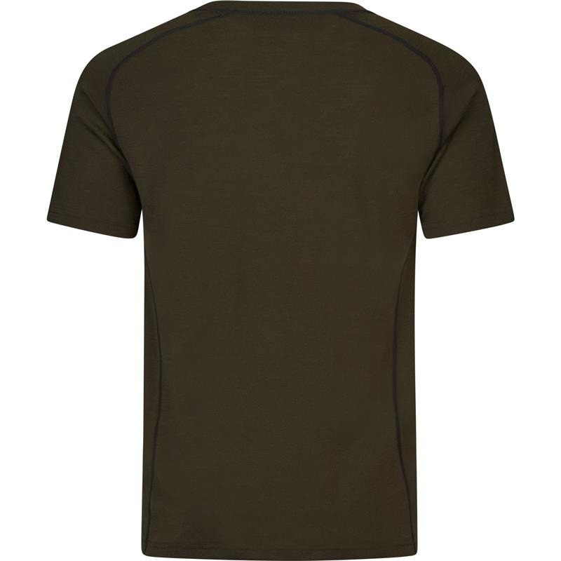 T-shirt SEELAND Apex Merino S/S (Pine green)