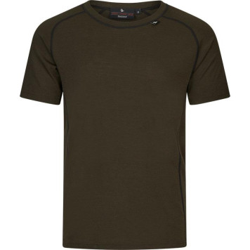 T-shirt SEELAND Apex Merino S/S (Pine green)