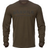 T-Shirt HARKILA Mountain Hunter L/S (Hunting green/Shadow brown)