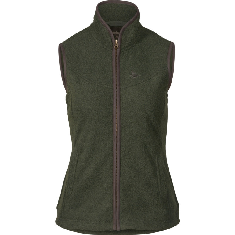 Women waistcoat SEELAND Woodcock fleece (Classic green)