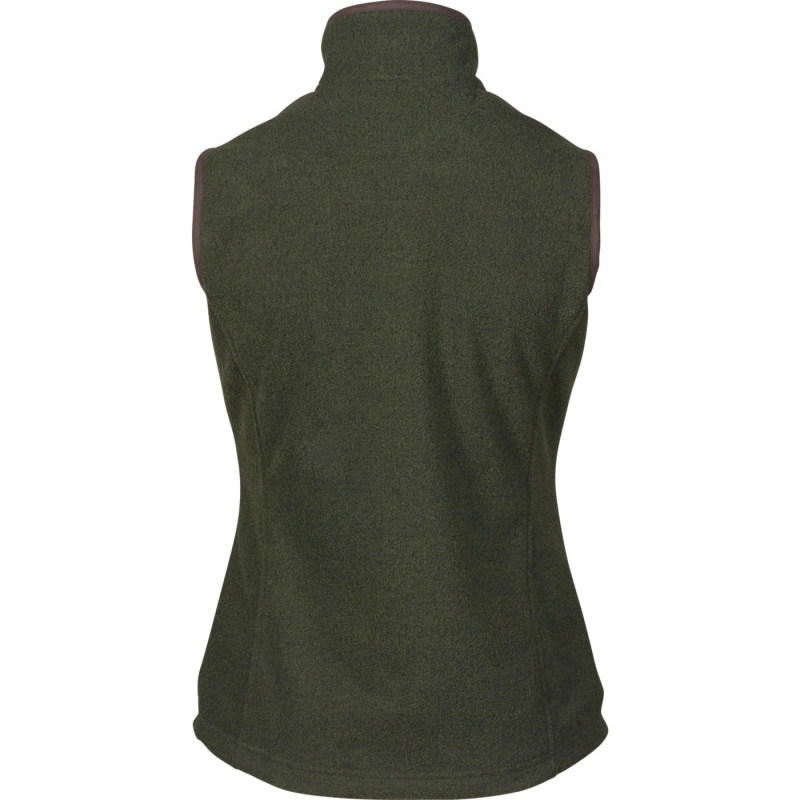 Women waistcoat SEELAND Woodcock fleece (Classic green)