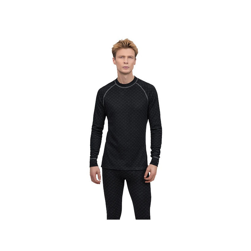 Apatiniai marškinėliai THERMOWAVE Merino xtreme (Black/Dark Grey Melange)