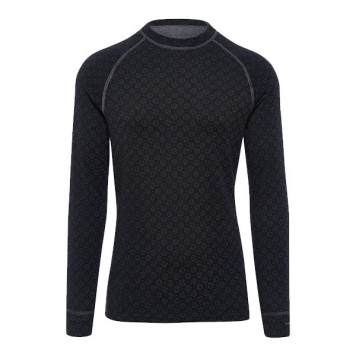 Apatiniai marškinėliai THERMOWAVE Merino xtreme (Black/Dark Grey Melange)