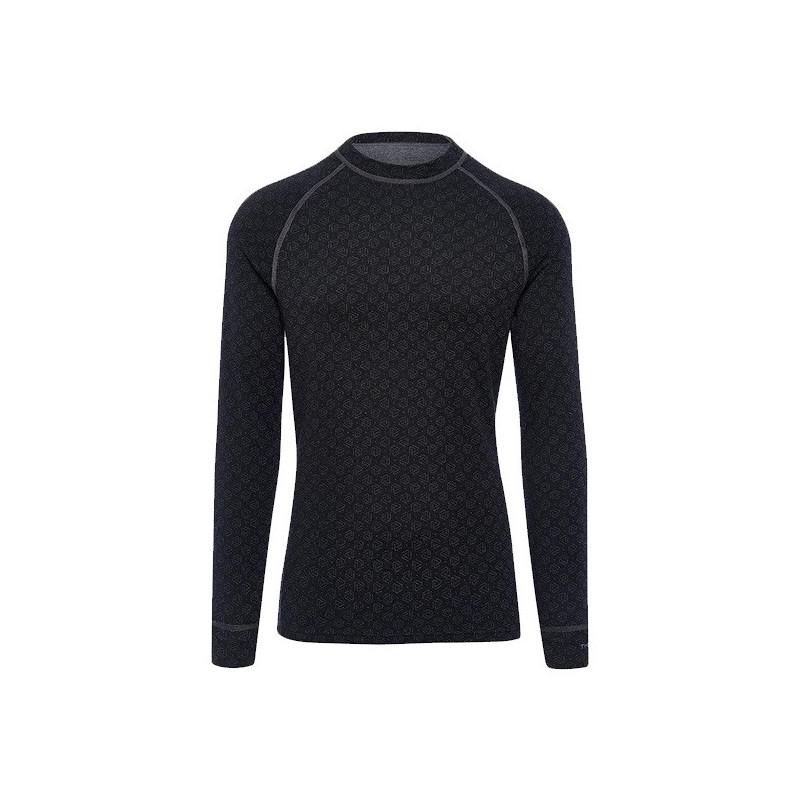 Apatiniai marškinėliai THERMOWAVE Merino xtreme (Black/Dark Grey Melange)