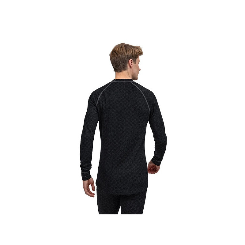 Apatiniai marškinėliai THERMOWAVE Merino xtreme (Black/Dark Grey Melange)