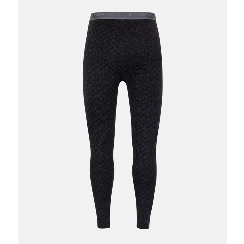 Base layer trousers THERMOWAVE Merino xtreme (Black/Dark Grey Melange)