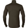 Apatiniai marškinėliai HARKILA All Season L/S Half Zip (Shadow brown)
