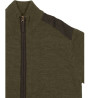 Cardigan SEELAND Black thorne full zip (Shaded olive melange)