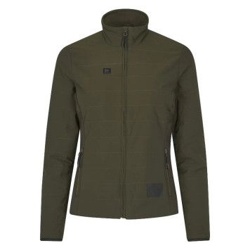 Womens heated jacket SEELAND Celsius Aia Heat (Pine green)