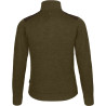 Cardigan SEELAND Black thorne half zip (Shaded olive melange)