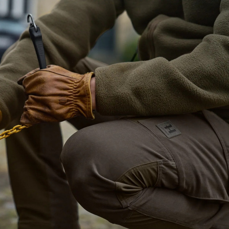 Trousers HARKILA Hill (Willow green/Brown)
