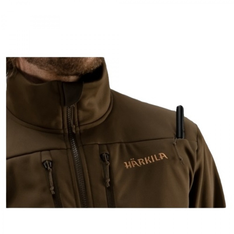 Džemperis Harkila Mountain Hunter Pro WSP (Hunting green/Shadow brown)
