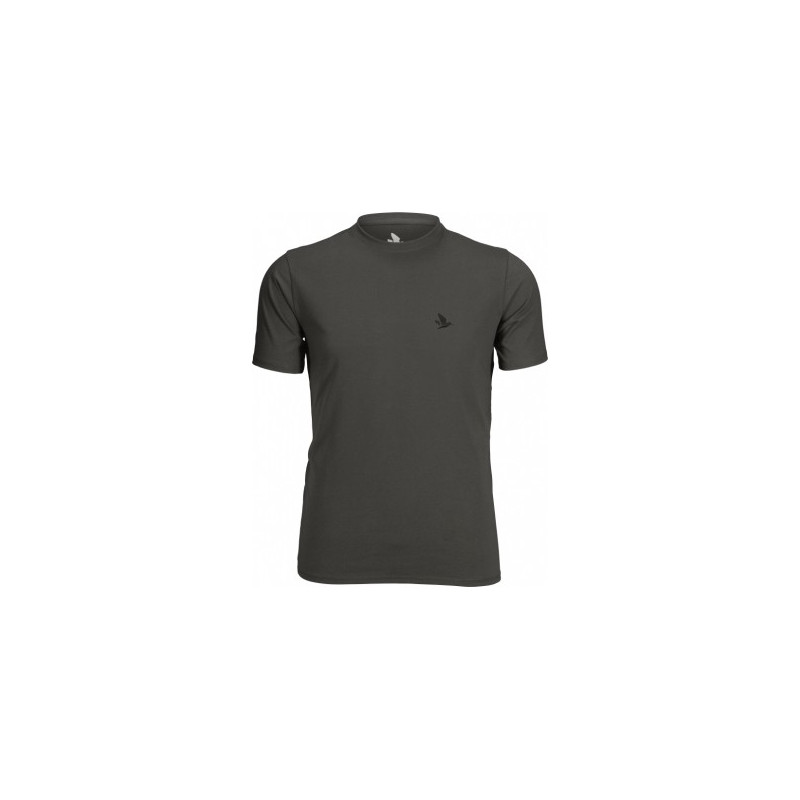 Marškinėlių komplektas Seeland OUTDOOR 2-PACK T-SHIRT Raven/Pine green