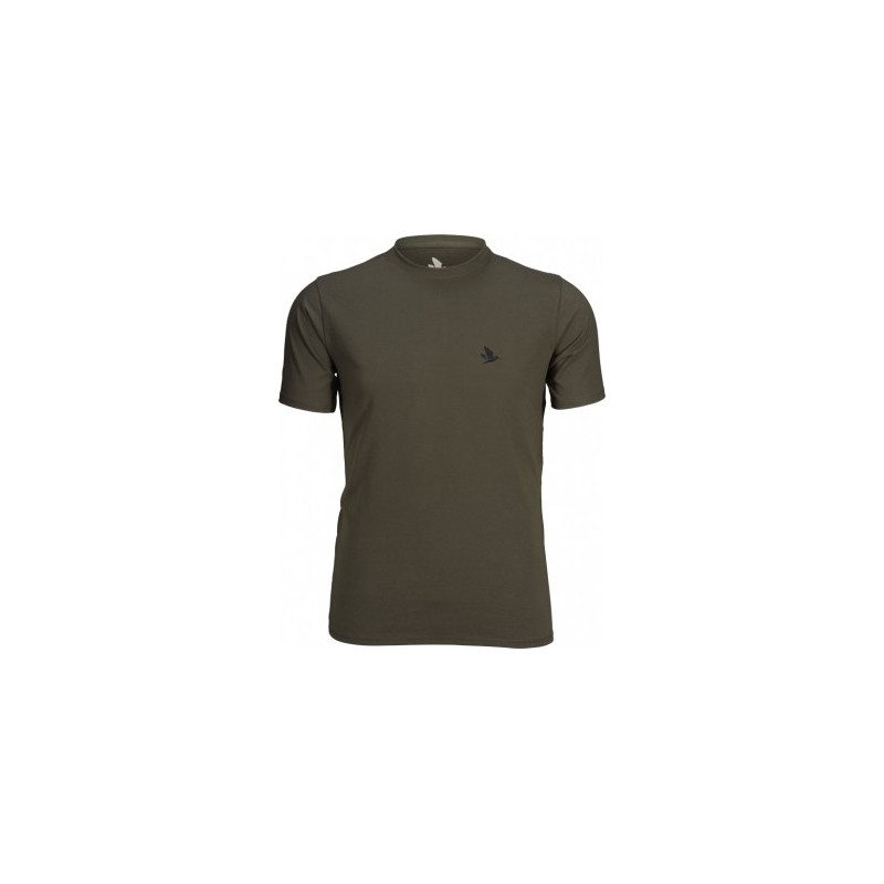 Marškinėlių komplektas Seeland OUTDOOR 2-PACK T-SHIRT Raven/Pine green