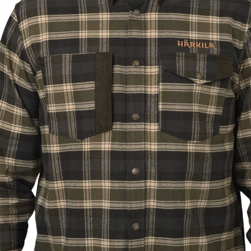 Marškiniai HARKILA Aivak L/S Olive