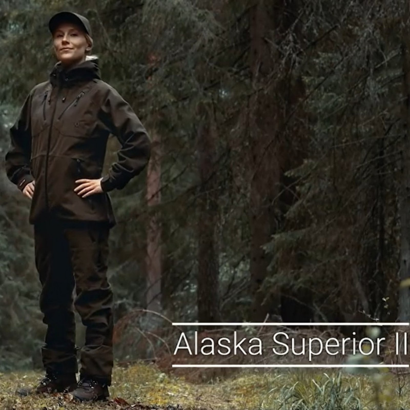 Moteriška striukė ALASKA Superior (Moss Brown)