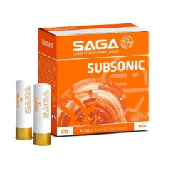 Šoviniai SAGA SUBSONIC 24 Kal. 12/70 24g. 2,4 mm No. 7.5
