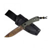 Knife TRC South Pole Alpo.F (green canvas micarta) Kydex