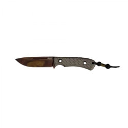 Knife TRC K-1S Alpo F. (green canvas micarta) Kydex